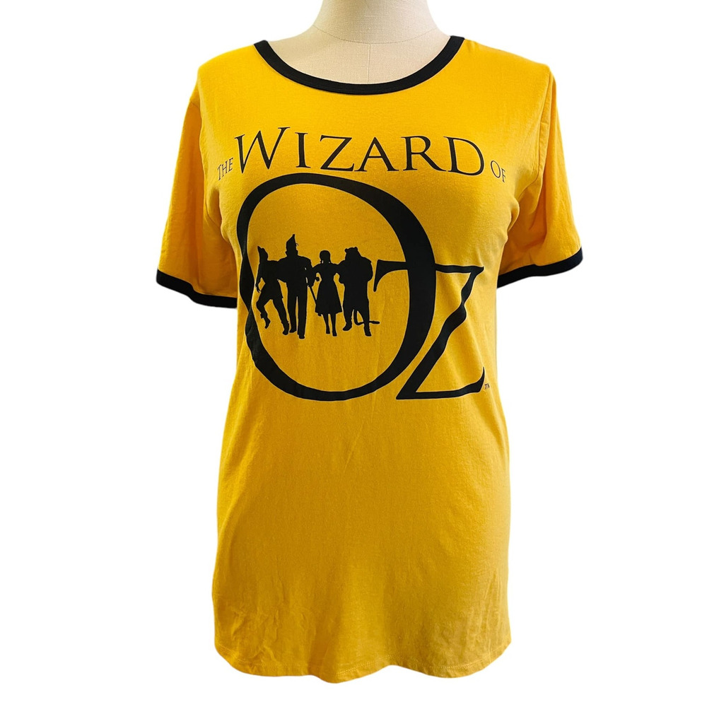 Torrid 1 (1X 14/16)‎ Wizard of Oz movie Classic Fit Yellow Graphic Tee T Shirt